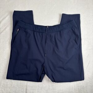 FourLaps Equip Pants Blue Men's‎ XL Recycled Fabric Drawstring 36" Waist